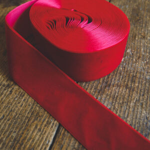 Velvet ribbon-red