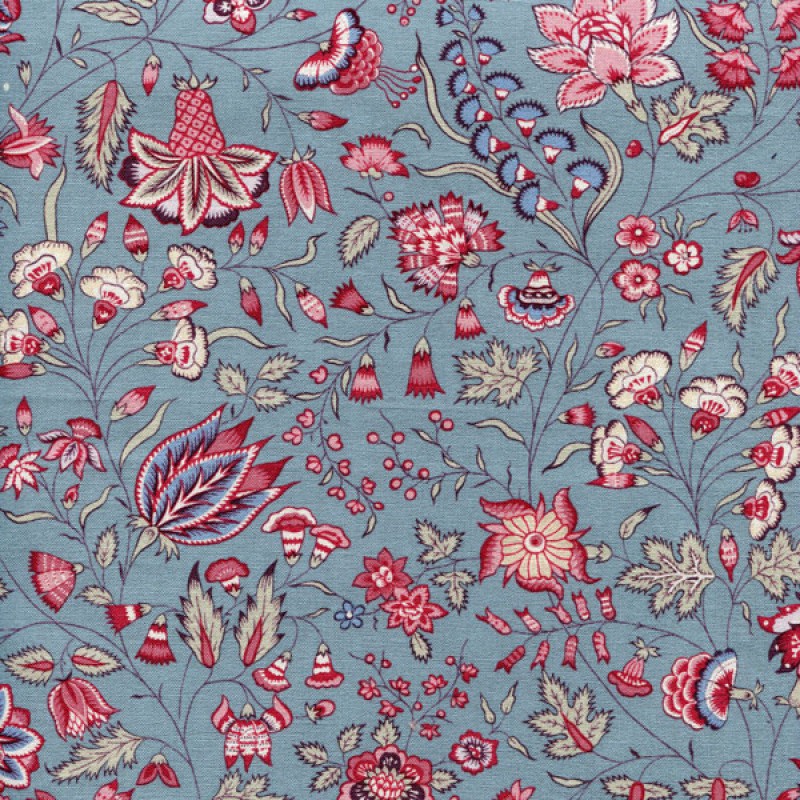 Dutch heritage chintz- blue 1025