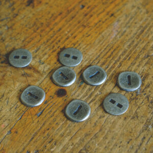 Metal button- gray 18mm