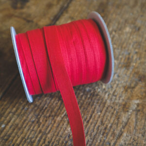 Cotton tape 12mm- red