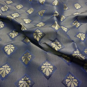 Brocade lily-blue 2