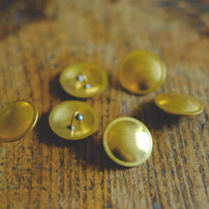 Brass plate buttonwith edge- 25mm