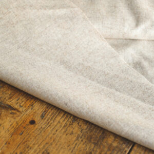 German THIN melange wool - natural beige 8020